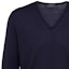 Details for PRADA SS21 Blue Fine Wool V-Neck Knit Long Sleeve Sweater UMM985-C5W-F0SVF