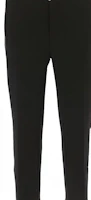 Shop プラダ SS21 メンズ クラシック ブラック コットン ボタンアップ カジュアルパンツ UJP112-1R4H-F0002