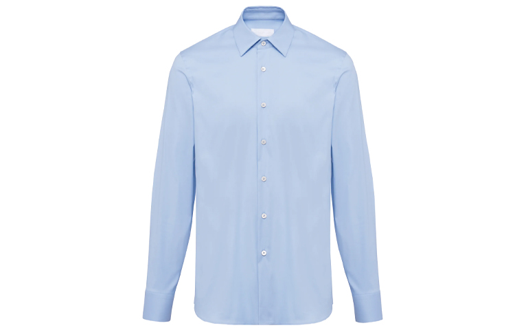 PRADA SS21 Light Blue Long Sleeve Button-Up UV Protection Shirt. UCM608-F62-F0012 圖 2