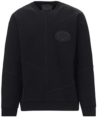 Prada SS21 標誌貼布黑色長袖運動衫 UJL983-1N1U-F0002 Buy Prada SS21 標誌貼布黑色長袖運動衫 UJL983-1N1U-F0002