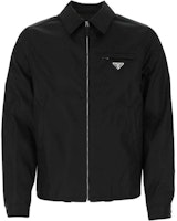 PRADA SS21 Logo Zipped Collar Jacket Black SGB684S2111WQ8-F0002 PRADA SS21 Logo Zipped Collar Jacket Black SGB684S2111WQ8-F0002