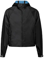 Prada SS21 Micro Logo Zip-Up Hoodie Jacket Black SGN726-1P28-F014B Prada SS21 Micro Logo Zip-Up Hoodie Jacket Black SGN726-1P28-F014B