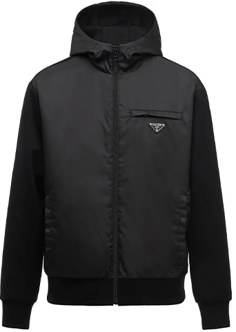 prada-ss-21-nylon-fleece-hoodie-jacket-with-metal-logo-black-ujl-142-1-yfj-f0806-s-202