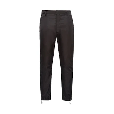 PRADA SS21 Re-Nylon Black Casual Pants SPH66-1WQ8-F0002-S-202