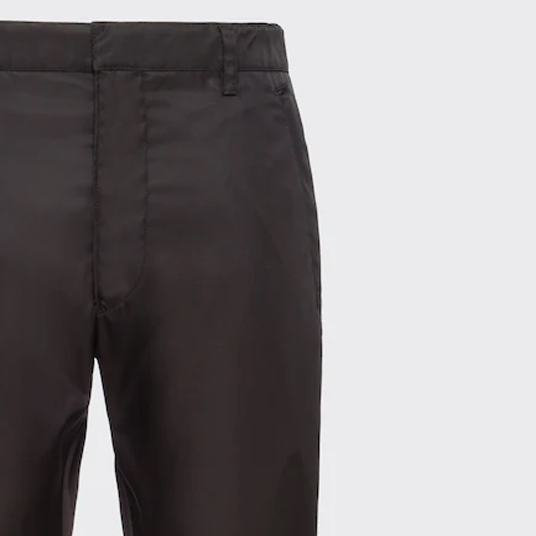 Sizing PRADA SS21 Re-Nylon Black Casual Pants SPH66-1WQ8-F0002-S-202
