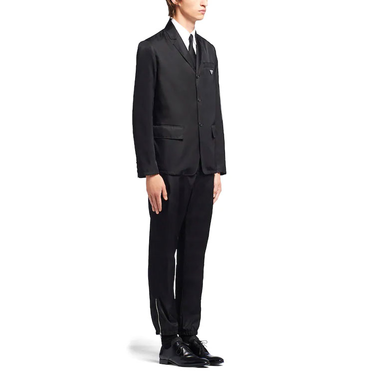 Purchase 프라다 SS21 리나일론 싱글브레스트 블레이저 블랙 SD114-1WQ8-F0002-S-211