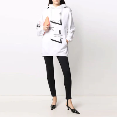 Prada SS21 White Drawstring Hoodie with Letter Print Unisex 134629S2111YUA-F0964 Purchase Prada SS21 White Drawstring Hoodie with Letter Print Unisex 134629S2111YUA-F0964