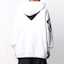 Details for Prada SS21 White Drawstring Hoodie with Letter Print Unisex 134629S2111YUA-F0964