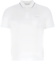 PRADA SS21 White Short Sleeve Polo Shirt UJN721-XGS-F0009-S-211 PRADA SS21 White Short Sleeve Polo Shirt UJN721-XGS-F0009-S-211