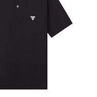 Details for PRADA SS22 黑色純棉短袖Polo衫 UJN798-710-F0002-S-221