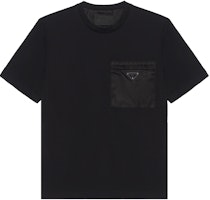PRADA SS22 Black Crewneck Pocket T-Shirt Short Sleeve. UJN661-11CK-F0002-S-211 PRADA SS22 Black Crewneck Pocket T-Shirt Short Sleeve. UJN661-11CK-F0002-S-211