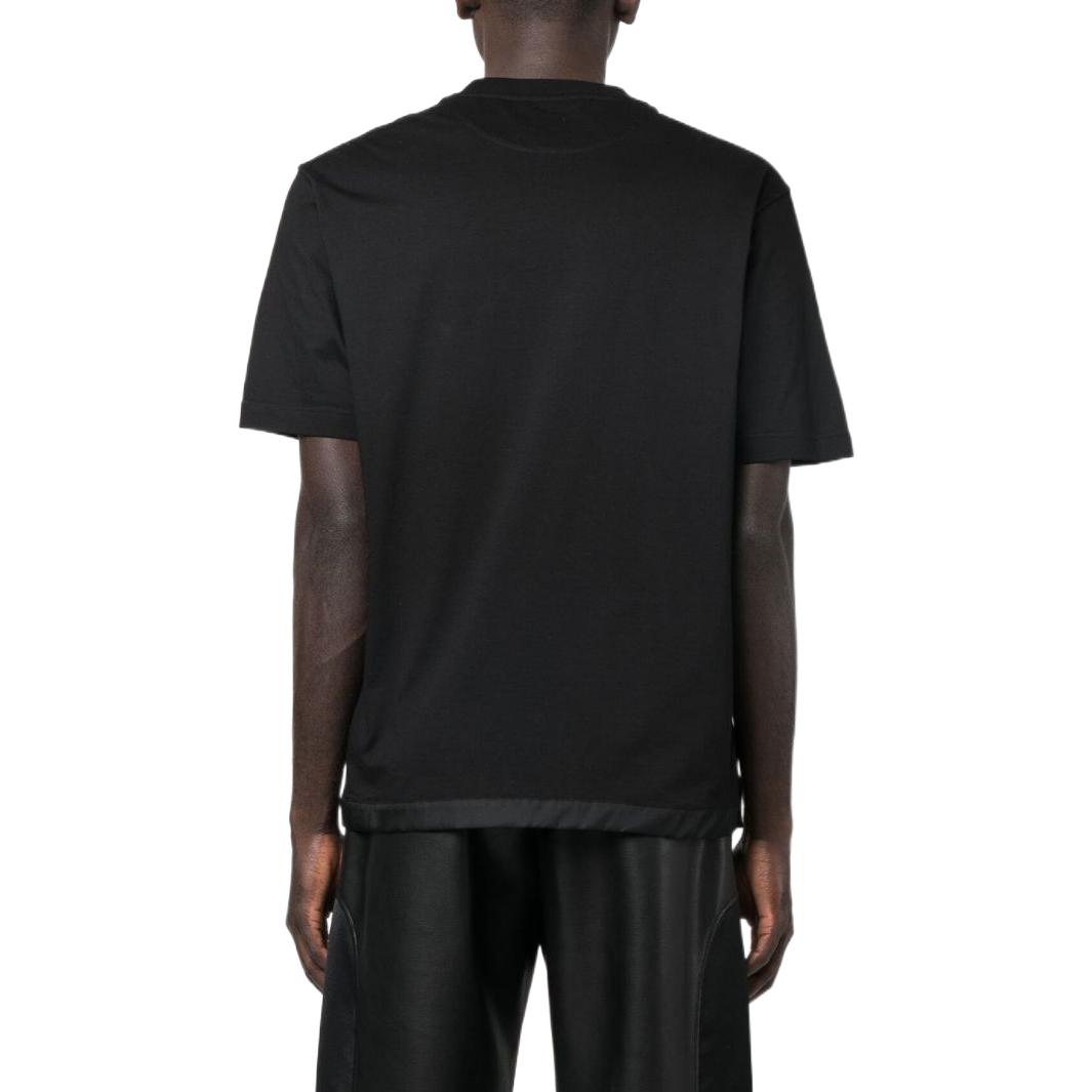 Purchase PRADA SS22  Black Crewneck Pocket T-Shirt Short Sleeve. UJN661-11CK-F0002-S-211