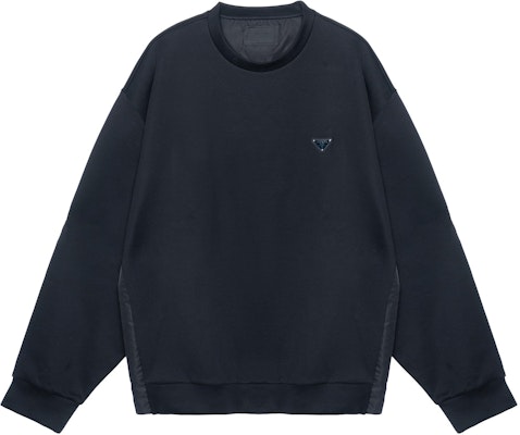 普拉达 SS22 黑色圆领徽标贴饰卫衣. UJL30A-11OQ-F0806-S-222 Buy 普拉达 SS22 黑色圆领徽标贴饰卫衣. UJL30A-11OQ-F0806-S-222