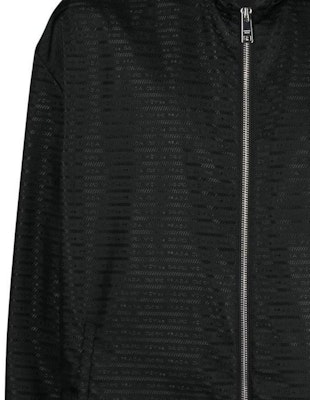 프라다 SS22 블랙 로고 패치 지퍼 릴렉스 핏 후디 재킷. SGC057-S221-11FCF-0-002 Details for 프라다 SS22 블랙 로고 패치 지퍼 릴렉스 핏 후디 재킷. SGC057-S221-11FCF-0-002