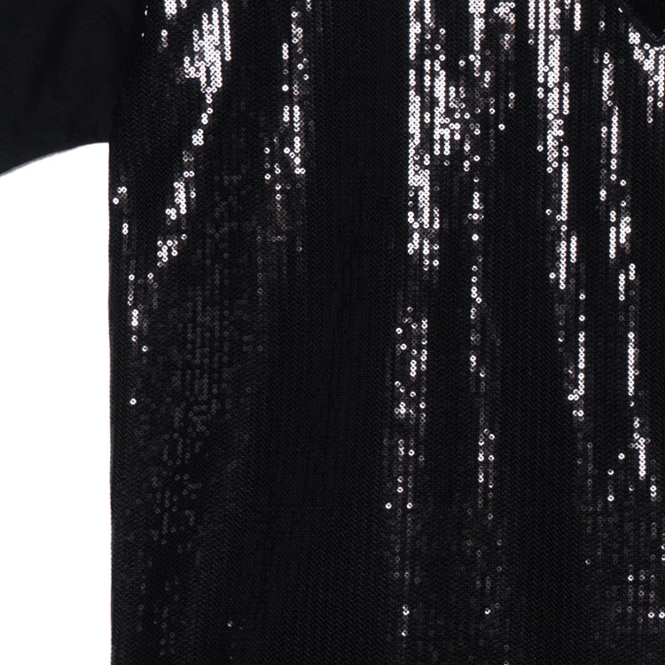 PRADA SS22  Black Sequin Panel Crewneck Short-Sleeve T-Shirt UJN782-1Z5Y-F0002-S-221 圖 5
