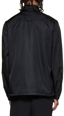 PRADA SS22 黑色拉鍊翻領長袖外套 SC502-1WQ8-F0002 Details for PRADA SS22 黑色拉鍊翻領長袖外套 SC502-1WQ8-F0002