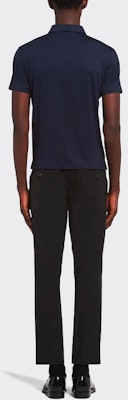 普拉达 SS22 蓝色刺绣标志POLO衫 UJN714-1YDQ-F0124-S-211 Shop 普拉达 SS22 蓝色刺绣标志POLO衫 UJN714-1YDQ-F0124-S-211