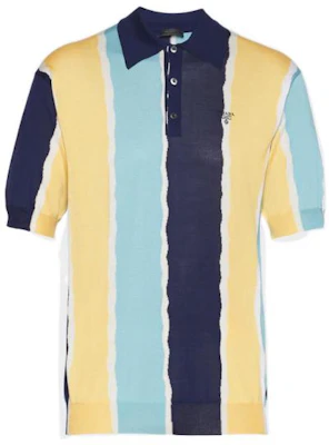 PRADA SS22 拼色徽標印花短袖POLO衫 UMB335-10MV-F0008-S-221 Order PRADA SS22 拼色徽標印花短袖POLO衫 UMB335-10MV-F0008-S-221