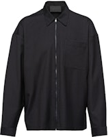 PRADA SS22 Full-Zip Long-Sleeve Sun Protection Shirt Black SC61411AD-F0002-S-221 PRADA SS22 Full-Zip Long-Sleeve Sun Protection Shirt Black SC61411AD-F0002-S-221