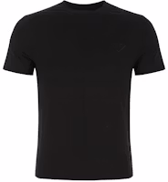PRADA SS22 Plain Black Crew Neck Short Sleeve T-Shirt Casual Style UJN712-1YDP-F0002-S-211 PRADA SS22 Plain Black Crew Neck Short Sleeve T-Shirt Casual Style UJN712-1YDP-F0002-S-211