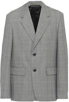 PRADA SS22 Single-Breasted Loose Fit Blazer Jacket Grey UGM169-10NV-F0480-S-221 PRADA SS22 Single-Breasted Loose Fit Blazer Jacket Grey UGM169-10NV-F0480-S-221