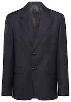 PRADA SS22 Single-Breasted Solid Suit Jacket in Blue. UGM169-10EA-F0008-S-221 PRADA SS22 Single-Breasted Solid Suit Jacket in Blue. UGM169-10EA-F0008-S-221
