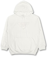 PRADA SS22 White Cotton Logo Print Hoodie. UJL185-1ZX4-F0009 PRADA SS22 White Cotton Logo Print Hoodie. UJL185-1ZX4-F0009