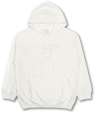 普拉达 SS22 白色棉质印花连帽衫 UJL185-1ZX4-F0009 Buy 普拉达 SS22 白色棉质印花连帽衫 UJL185-1ZX4-F0009