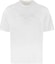 Buy PRADA SS22 White Crewneck T-Shirt with Embroidered Letter Logo. UJN782-S22110AV-F0009