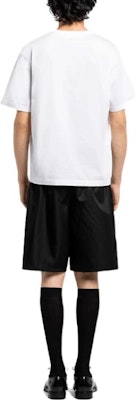 PRADA SS22 白色标志圆领T恤 简约设计 UJN787-1Z53-F0009-S-221 Details for PRADA SS22 白色标志圆领T恤 简约设计 UJN787-1Z53-F0009-S-221