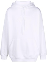 PRADA SS22 White Logo Pullover Hoodie. UJL185S2111ZX4-F0009 PRADA SS22 White Logo Pullover Hoodie. UJL185S2111ZX4-F0009