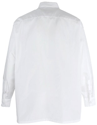 PRADA SS22 白色長袖Logo口袋防曬襯衫 SC6011-WQ8-F0009 Lookbook PRADA SS22 白色長袖Logo口袋防曬襯衫 SC6011-WQ8-F0009