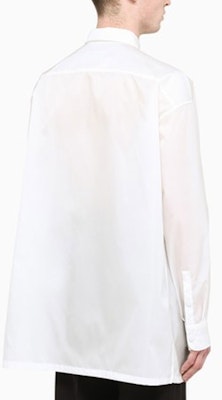 PRADA SS22 白色長袖Logo口袋防曬襯衫 SC6011-WQ8-F0009 Details for PRADA SS22 白色長袖Logo口袋防曬襯衫 SC6011-WQ8-F0009