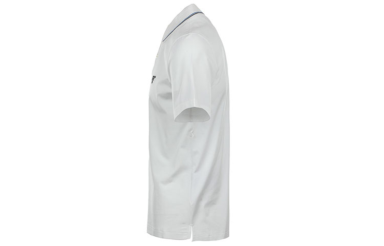 Shop 普拉达SS22白色标志设计Polo衫 UJN798-710-F0009