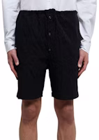 PRADA SS22 Elastic Waist Black Shorts Casual Wear SPH173K2G-F0002 PRADA SS22 Elastic Waist Black Shorts Casual Wear SPH173K2G-F0002