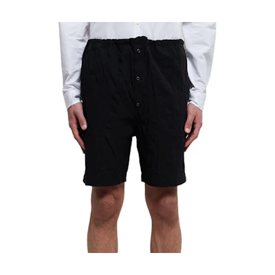 PRADA SS22 Elastic Waist Black Shorts Casual Wear SPH173K2G-F0002