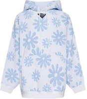 PRADA SS22 Jacquard Terry Hoodie Blue 秋季 UJL09A10E4-F0013 PRADA SS22 Jacquard Terry Hoodie Blue 秋季 UJL09A10E4-F0013