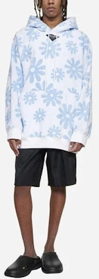 Prada SS22 蓝色提花毛巾布连帽衫 秋季款 UJL09A10E4-F0013 Lookbook Prada SS22 蓝色提花毛巾布连帽衫 秋季款 UJL09A10E4-F0013