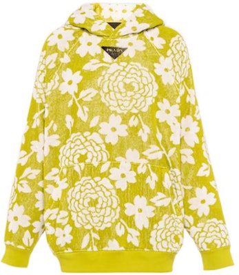 普拉达 SS22 提花毛巾布连帽衫 蕨绿色 UJL09A-10E4-F0613-S-221 Order 普拉达 SS22 提花毛巾布连帽衫 蕨绿色 UJL09A-10E4-F0613-S-221