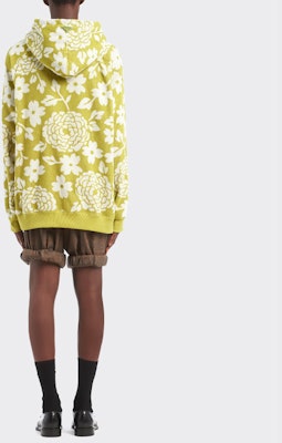 普拉达 SS22 提花毛巾布连帽衫 蕨绿色 UJL09A-10E4-F0613-S-221 Shop 普拉达 SS22 提花毛巾布连帽衫 蕨绿色 UJL09A-10E4-F0613-S-221