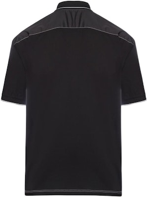 普拉达 SS22 标志短袖黑色 Polo 衫 UJN789-1YR5-F0002-S-221 Lookbook 普拉达 SS22 标志短袖黑色 Polo 衫 UJN789-1YR5-F0002-S-221