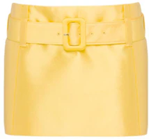 Order Falda Amarilla PRADA SS22 con Detalle de Cinturón. P108UH-BH7-F065Y-S-221