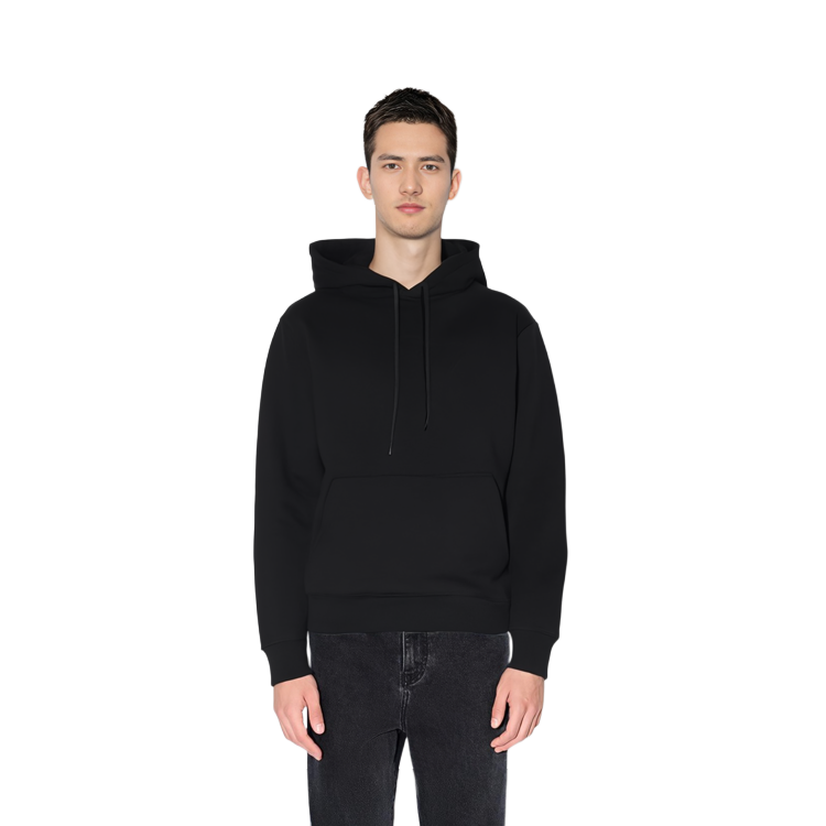 Purchase 프라다 SS22 솔리드 컬러 풀오버 후디 블랙 UJL185-1ZX4-F0002-S-221