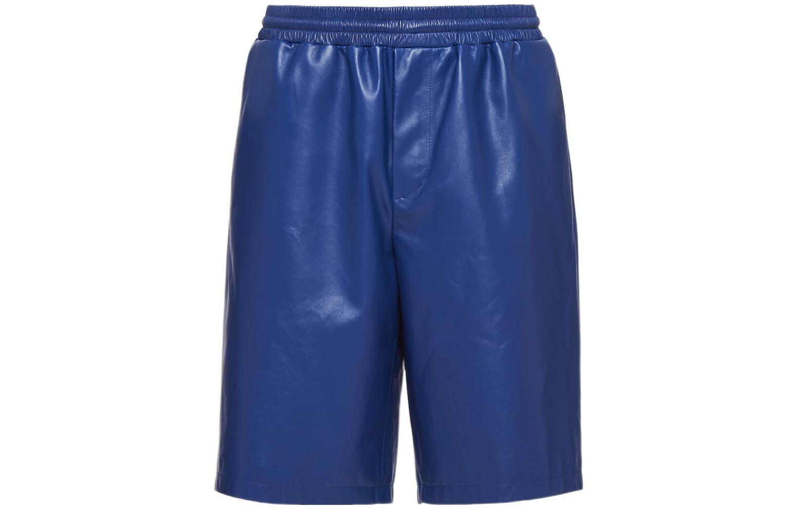 PRADA SS22 Solid High-Waist Relaxed Fit Shorts Men’s Dark Purple Blue. UPP224-1WDV-F0016 圖 2