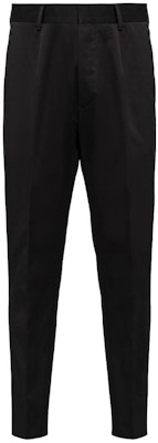 PRADA SS23 Black Casual Pants with Rear Logo Patch. UP0223-1CMO-F0002-S-231 Order PRADA SS23 Black Casual Pants with Rear Logo Patch. UP0223-1CMO-F0002-S-231