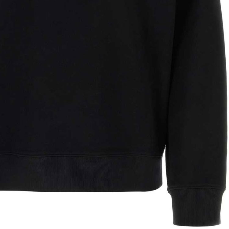 Cheap 普拉达 SS23 黑色标志圆领卫衣 UJL26A-11LN-F0002-S-232