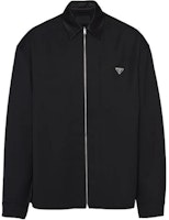 PRADA SS23 Black Logo Triangle Zipper Long Sleeve Sunscreen Shirt SC655-11A6-F0002-S-231 PRADA SS23 Black Logo Triangle Zipper Long Sleeve Sunscreen Shirt SC655-11A6-F0002-S-231