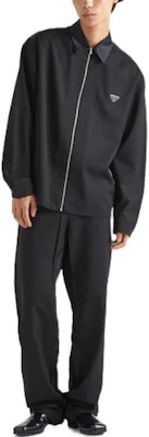 프라다 SS23 블랙 로고 삼각 지퍼 긴팔 선스크린 셔츠 SC655-11A6-F0002-S-231 Shop 프라다 SS23 블랙 로고 삼각 지퍼 긴팔 선스크린 셔츠 SC655-11A6-F0002-S-231