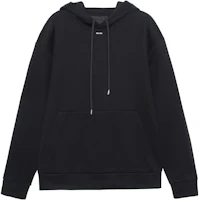 PRADA SS23 Black Pullover Hoodie with Large Pocket Design. UJL84A-11OQ-F0002-S-231 PRADA SS23 Black Pullover Hoodie with Large Pocket Design. UJL84A-11OQ-F0002-S-231