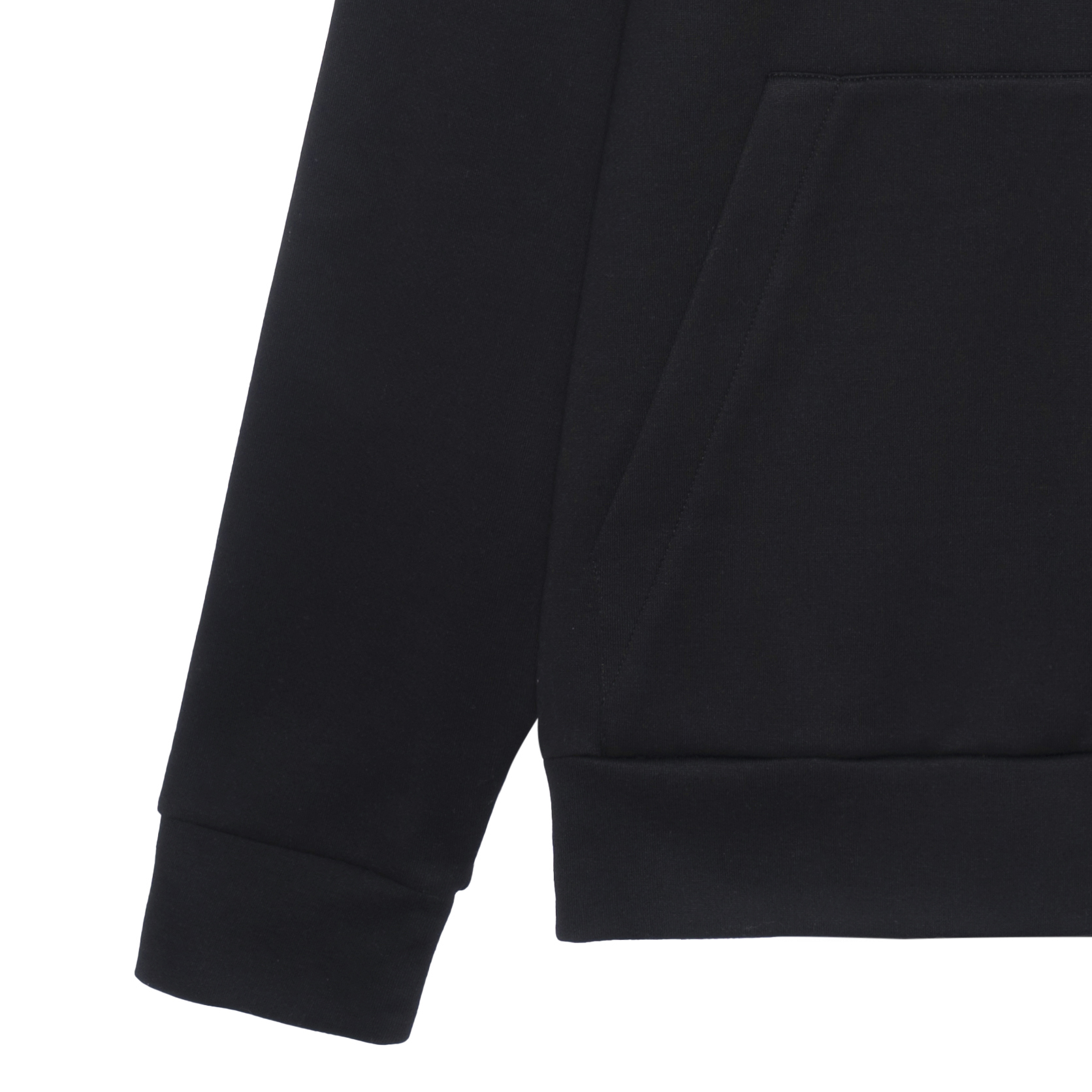 PRADA SS23  Black Pullover Hoodie with Large Pocket Design. UJL84A-11OQ-F0002-S-231 圖 5